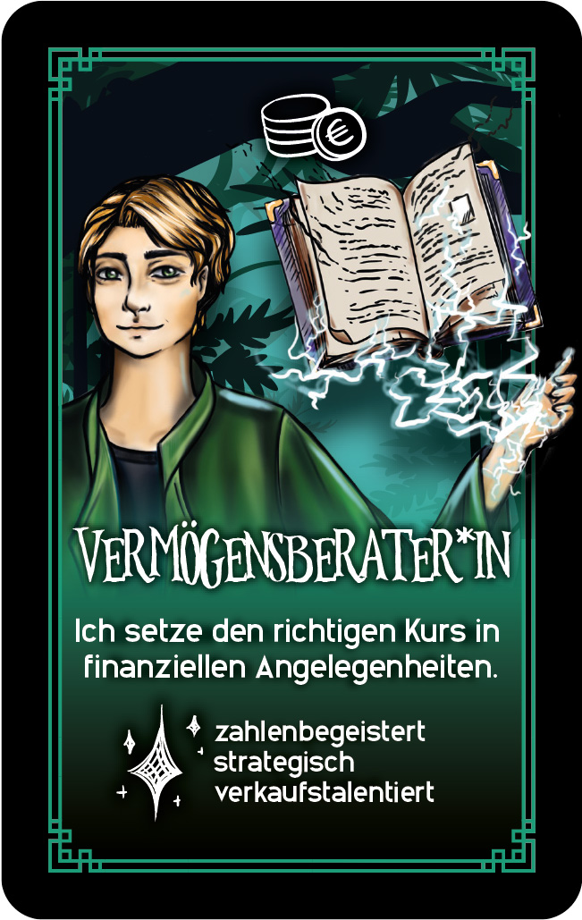 Vermögensberater*in: Ich setze den richtigen Kurs in finanziellen Angelegenheiten. zahlenbegeistert, strategisch, verkaufstalentiert